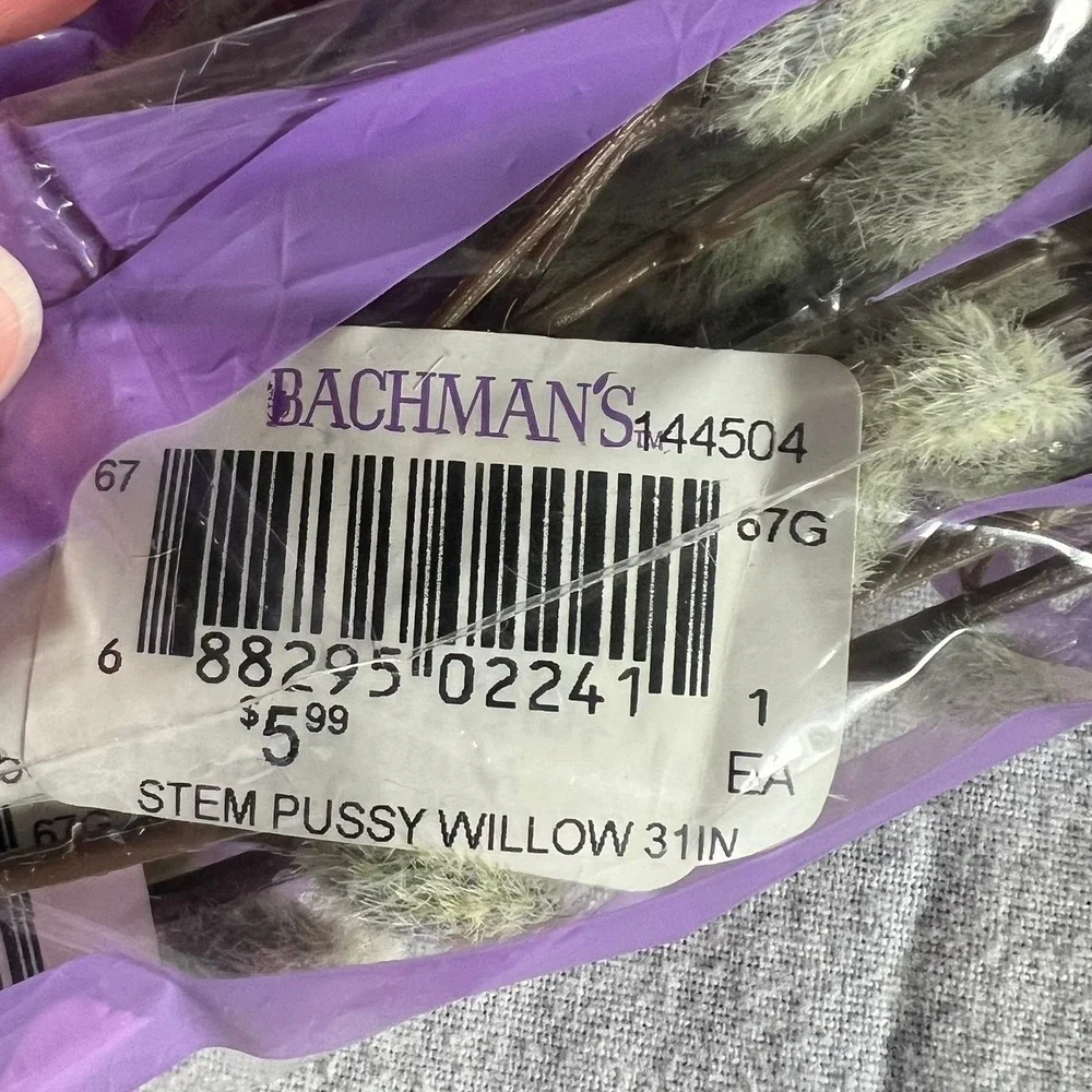 Bachman's Willow Stems Unisex 31in Brown Brand New 4 Count Floral Decor